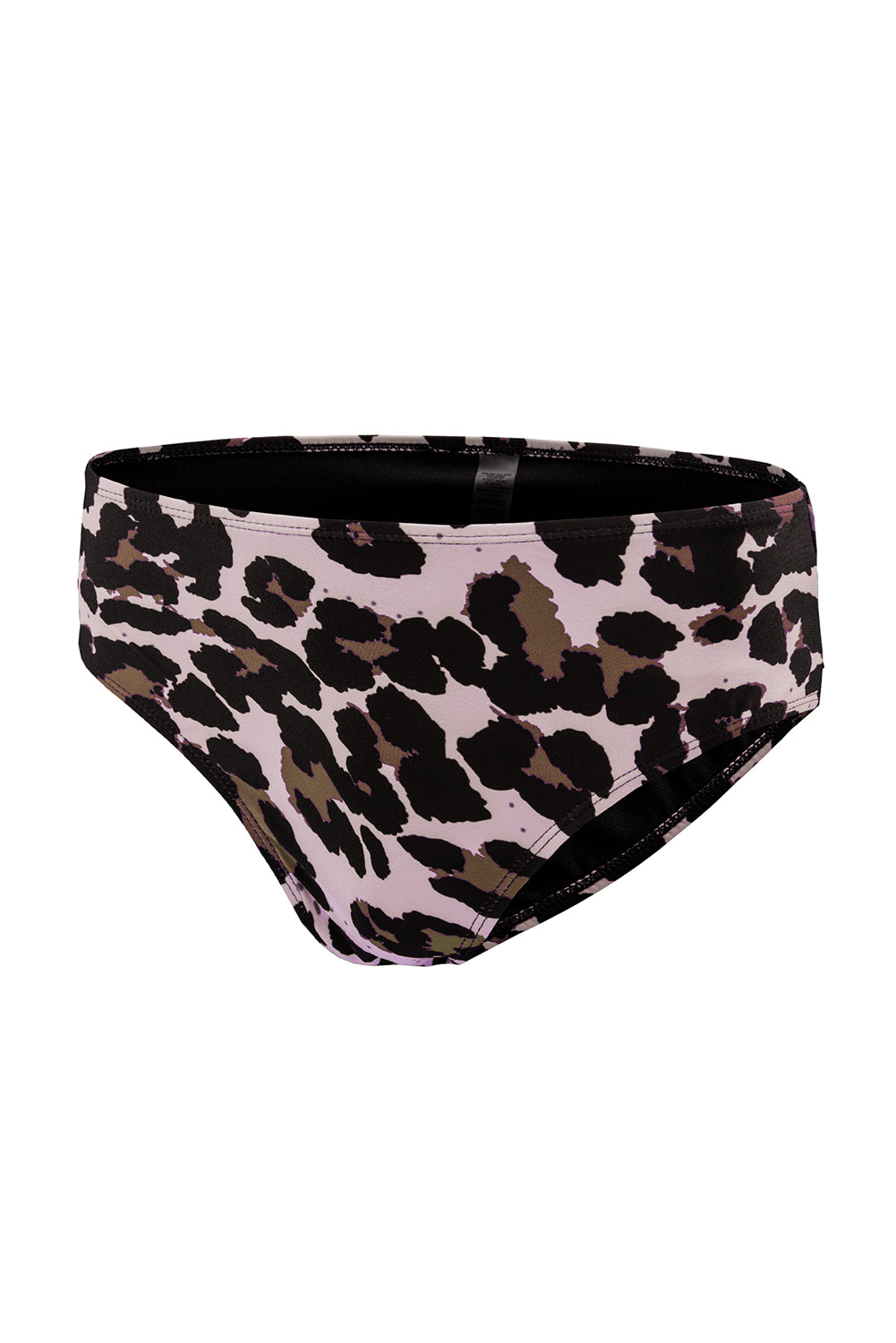 Sexy Halter Side Drawstring Top & Leopard Bottom Tankini Set
