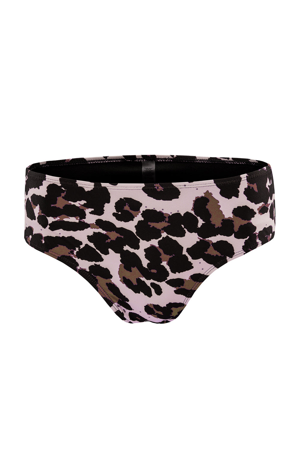 Sexy Halter Side Drawstring Top & Leopard Bottom Tankini Set