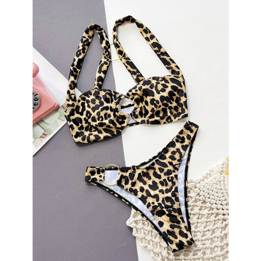 High Quality Leopard Swimsuit Bikini
